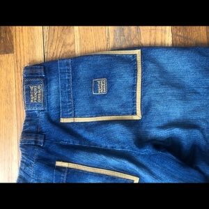 Francois Girbaud Jeans Yellow Shuttle Tape